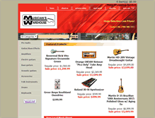 Tablet Screenshot of musicianswarehouseathens.com